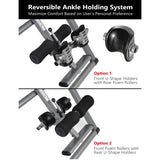 Inversion Table Reversible Ankle Holding System
