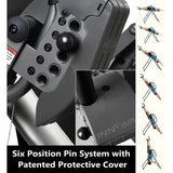 Inversion Table Six-Position Pin System With Patented Protective Cover