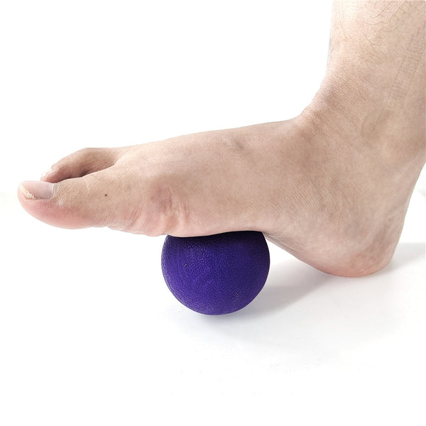 Blue Massage Ball Under Foot