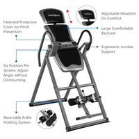 Inversion Table Features