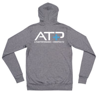 ATP's front + back printed zip-up