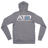 ATP's front + back printed zip-up